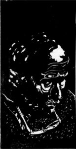 "Bramsen" - linoleumssnit af Ole Damsbo - Damsbo Grafik