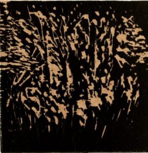 "Skov" - træsnit af Ole Damsbo - Damsbo Grafik